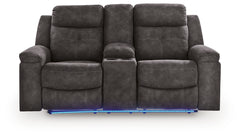 Brysonview Reclining Loveseat with Console