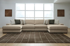 Linenhause - 4-Piece Double Chaise Sectional - Dune
