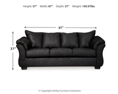 Darcy Sofa and Ottoman