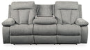 Mitchiner Reclining Sofa with Drop Down Table