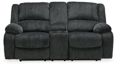 Draycoll Reclining Loveseat with Console