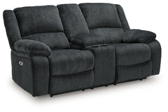 Draycoll Power Reclining Loveseat with Console