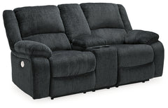 Draycoll Power Reclining Loveseat with Console