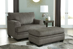 Dorsten Sofa Chaise with Chair and Ottoman