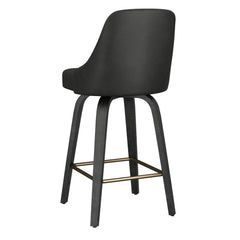 Oakley - Swivel Counter Stool (Set of 2) - Charcoal
