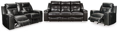 Kempten Reclining Sofa, Loveseat and Recliner