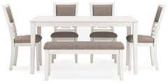 Erinberg - Dining Room Table Set (Set of 6) - Antique White
