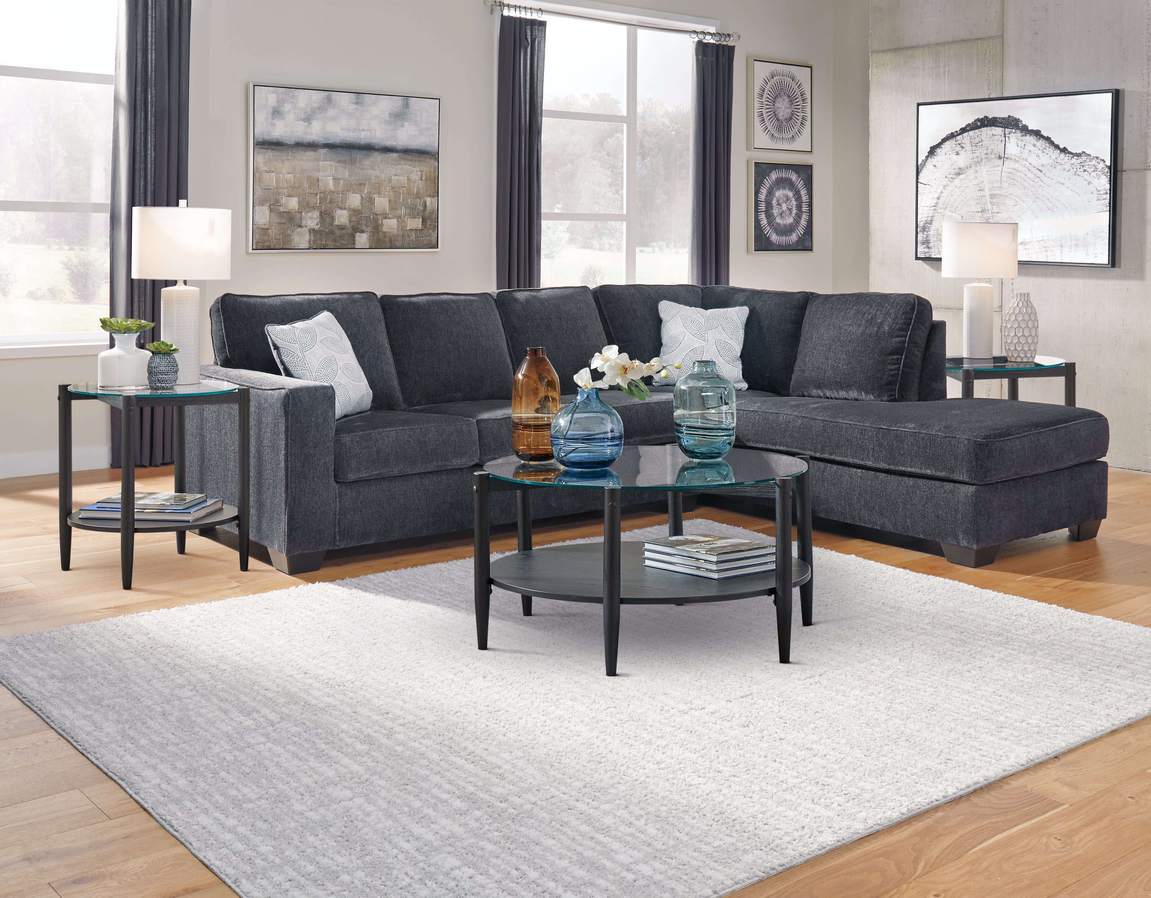 Altari 2 Piece Sleeper Sectional with Chaise Home Style Furniture Ltd