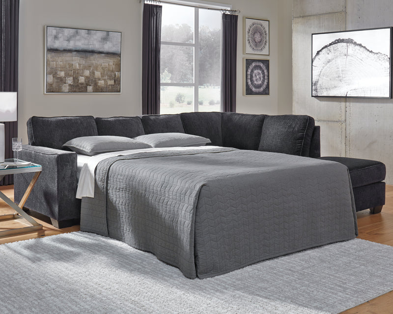 2 piece shop sleeper sectional
