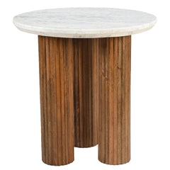 Jilsa - Accent Table - Walnut / White