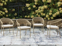 Orchard Beach - Arm Chair With Cushion (Set of 4) - Beige