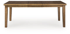 Urbinforte - Dining Room Butterfly Extension Table - Light Brown