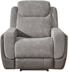 Jenner Afton Grey Power Reclining Sofa Set