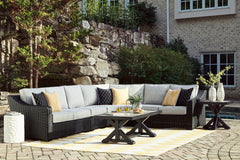Beachcroft - 4-Piece Outdoor Sectional - Black