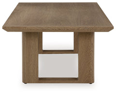Serene Bay - Rectangular Cocktail Table - Dark Brown