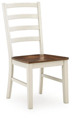 Brinfern - Dining Room Side Chair (Set of 2) - Brown / Antique White