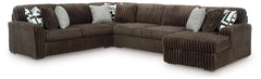 Midnight-Madness 4-Piece Sectional with Chaise
