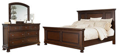 Porter King Panel Bed, Dresser and Mirror