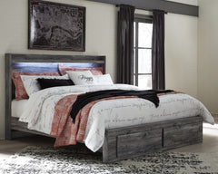 Baystorm King Panel Bed with 2 Storage Drawers