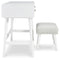 Thadamere Vanity with Stool