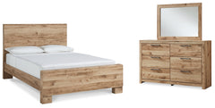 Hyanna King Panel Bed, Dresser and Mirror