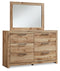 Hyanna Queen Panel Headboard, Dresser, Mirror and Chest