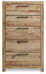 Hyanna Queen Panel Headboard, Dresser, Mirror and Chest