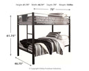 Dinsmore Bunk Bed and Mattress Set