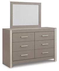 Surancha King Poster Bed, Dresser, Mirror and Nightstand