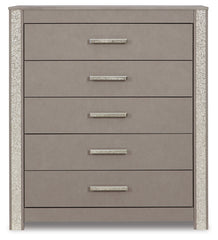Surancha Queen Poster Bed, Dresser, Mirror, Chest and 2 Nightstands