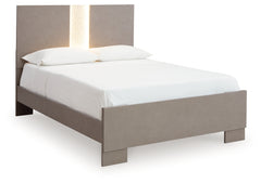 Surancha Full Panel Bed, Dresser and Mirror