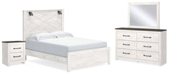 Gerridan Queen Panel Bed, Dresser, Mirror, and Nightstand