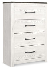 Gerridan King Panel Bed, Dresser, Mirror, Chest, and Nightstand