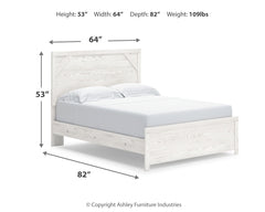 Gerridan King Panel Bed, Dresser and Nightstand