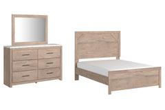 Senniberg Full Panel Bed, Dresser and Mirror