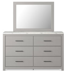 Cottonburg Queen Panel Bed, Dresser, Mirror, and Nightstand