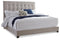 Dolante Queen Upholstered Bed, Dresser, Mirror and Nightstand