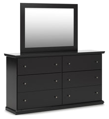 Maribel Queen Panel Bed, Dresser, Mirror, Chest and 2 Nightstands