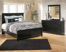 Maribel Queen Panel Bed with Dresser and Mirror
