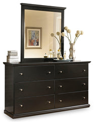 Maribel King/California King Panel Headboard, Dresser and Mirror