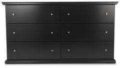 Maribel Queen Panel Headboard, 2 Dressers, Mirror and Nightstand
