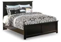 Maribel Queen Panel Bed with Dresser, Mirror and Nightstand