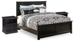 Maribel King Panel Bed and 2 Nightstands