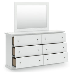 Bostwick Shoals Queen Panel Bed with Mirrored Dresser, Chest and 2 Nightstands