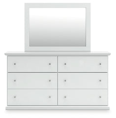 Bostwick Shoals King Panel Bed, Dresser, Mirror and Chest