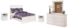 Bostwick Shoals Full Panel Bed, Dresser and Mirror