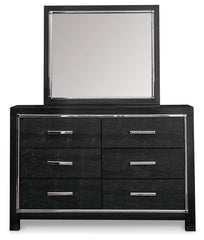 Kaydell Queen Panel Bed, Dresser, Mirror, Chest and Nightstand