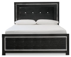 Kaydell Queen Upholstered Panel Bed, Dresser, Mirror, Chest and 2 Nightstands