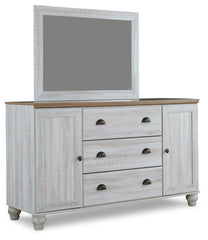 Haven Bay King Panel Bed, Dresser and Mirror