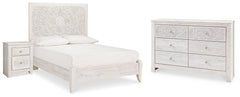 Paxberry Full Panel Bed, Dresser and Nightstand